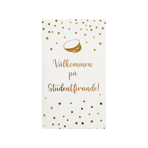Inbjudningskort student
