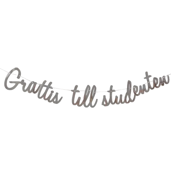 Banner "Grattis till studenten"