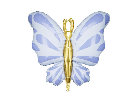Folieballong blålila fjäril