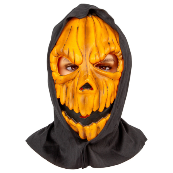 Pumpa mask med huva