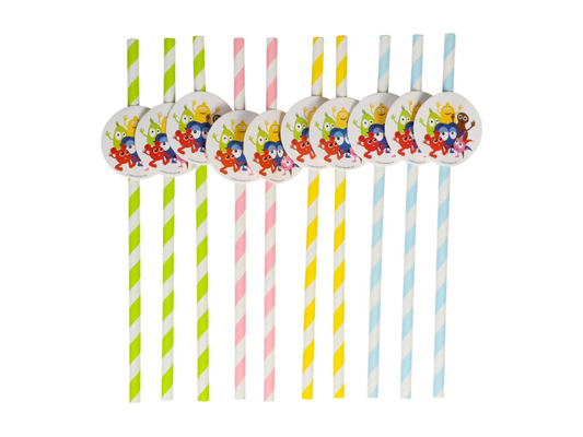 Sugrör Babblarna 10-pack