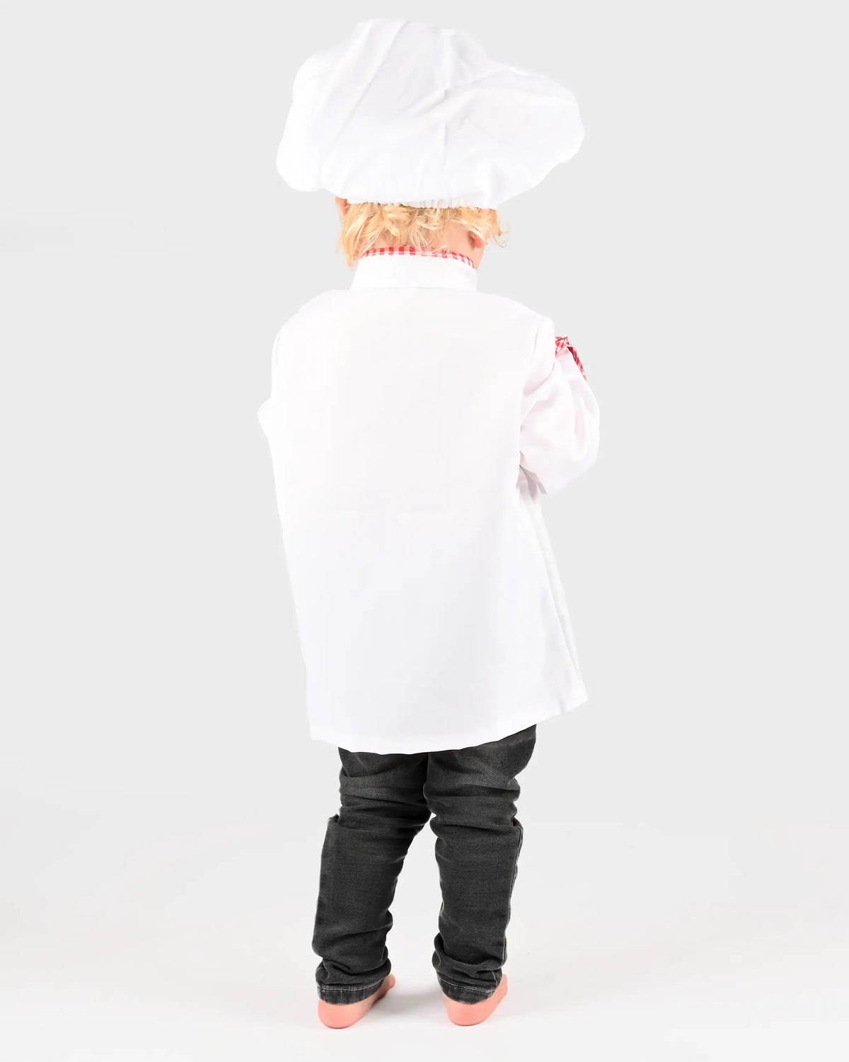 Kockdräkt skjorta och hatt 6-8 år