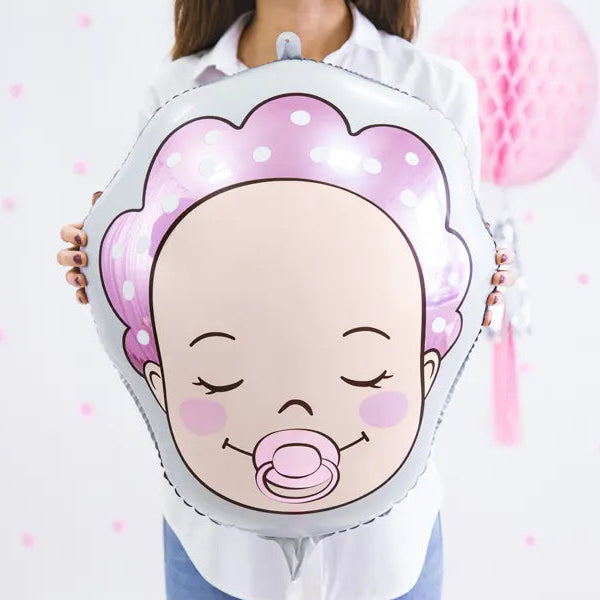 Folieballong bebis flicka