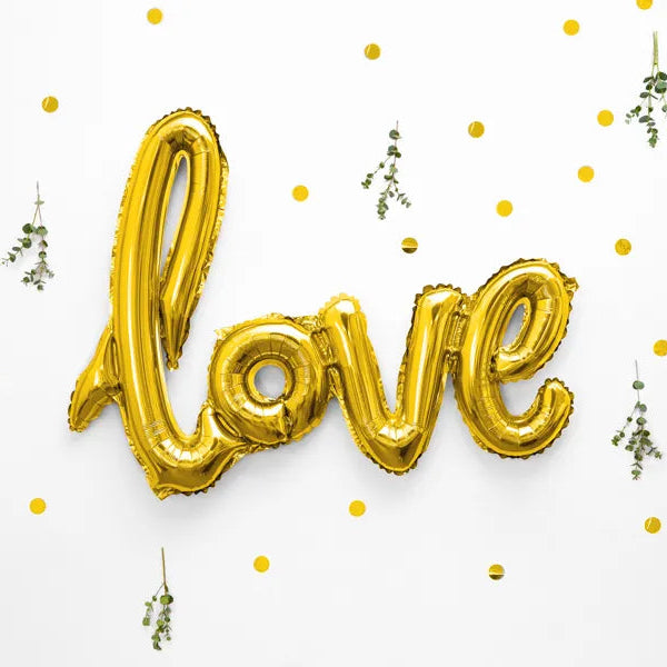 Folieballong girlang Love