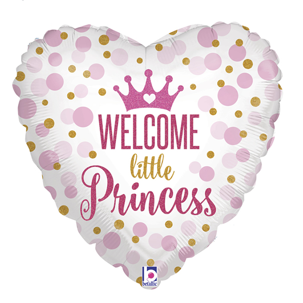 Folieballong Welcome little princess