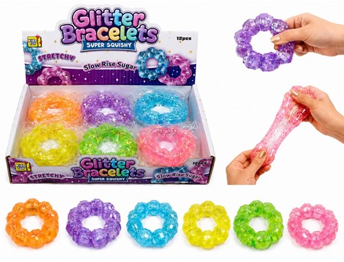 Squeeze Maltose Glitter Crystal Ring - alla färger