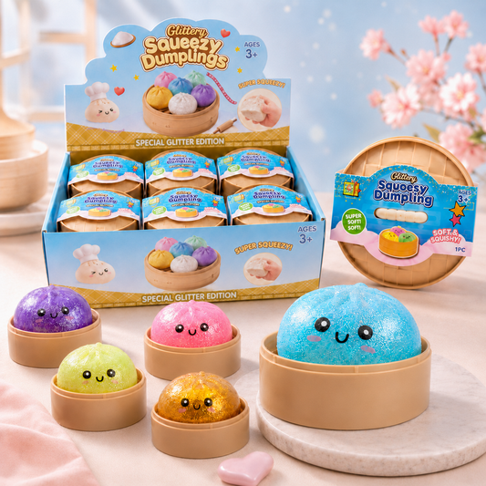 Surprise Squishy Dumpling – Exclusive Glitter Edition 8,5 cm