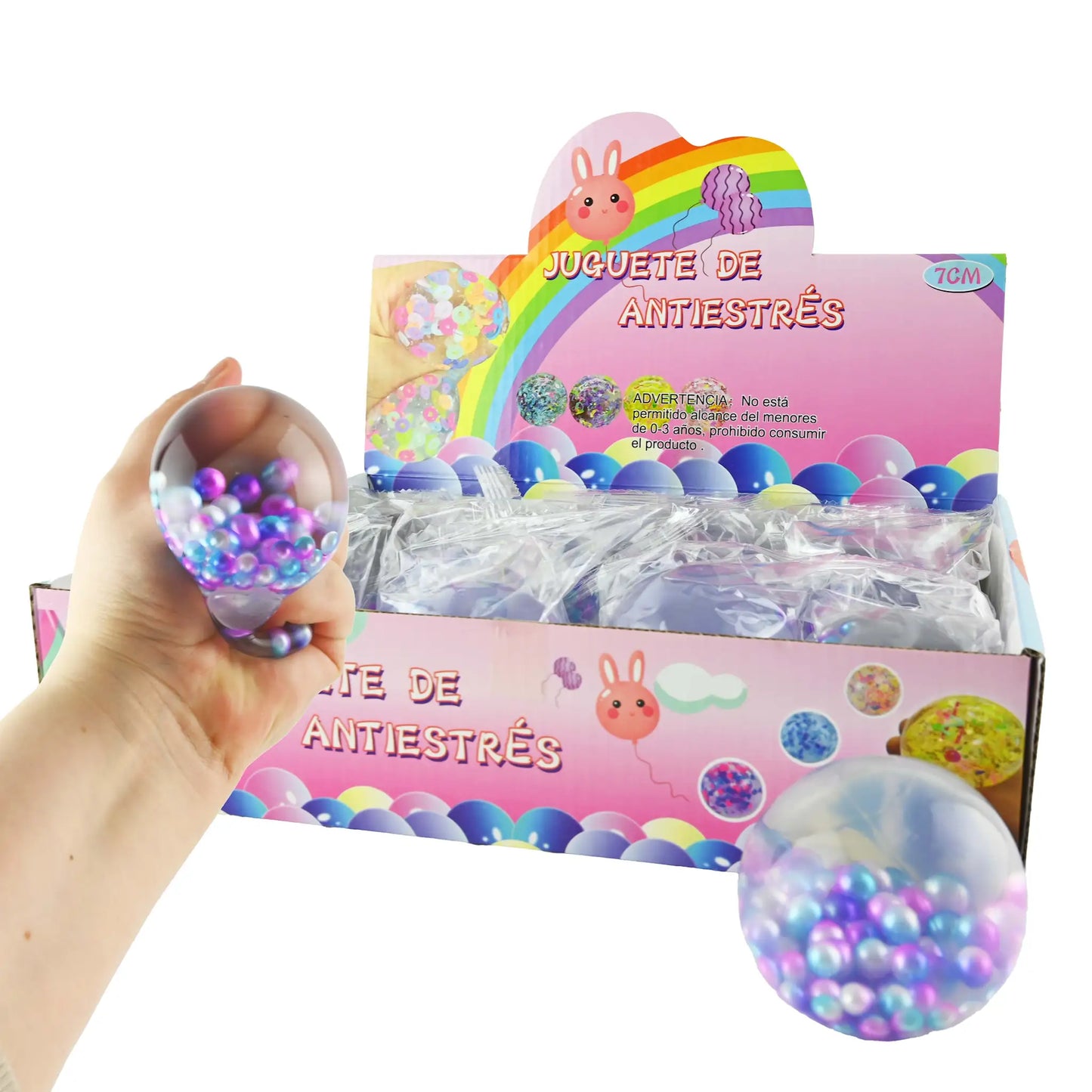 Squeeze Ball Sticky w Pearls