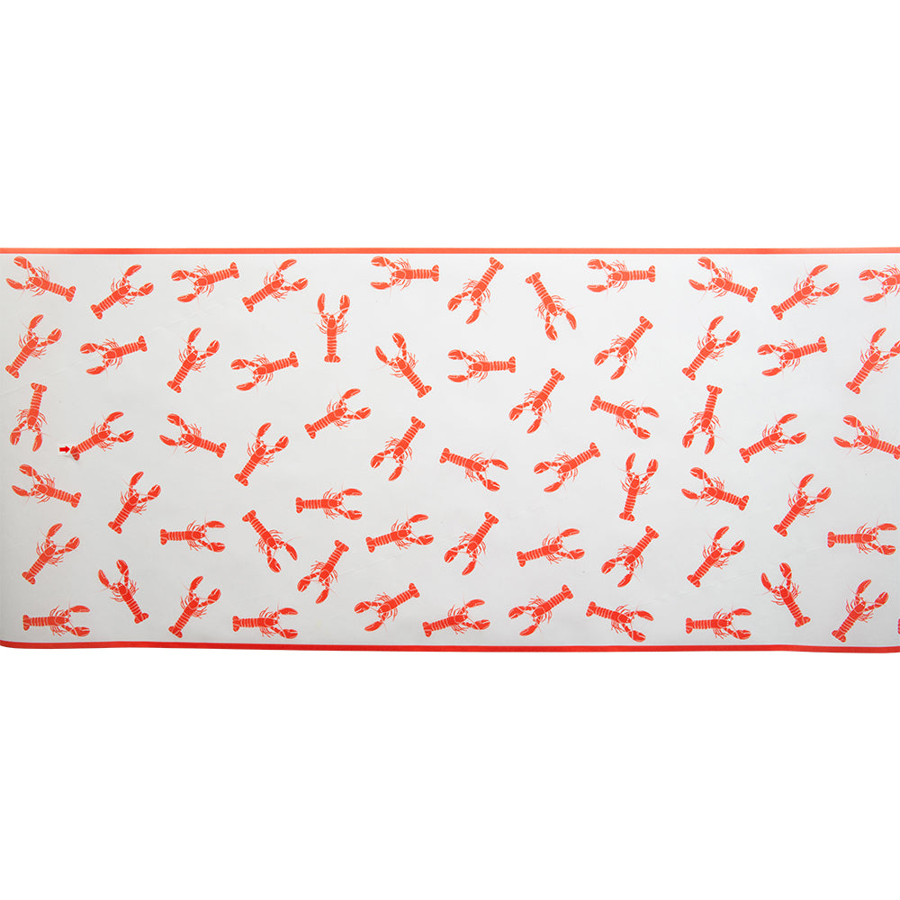 Bordslöpare med kräftmotiv – 5 m × 30 cm