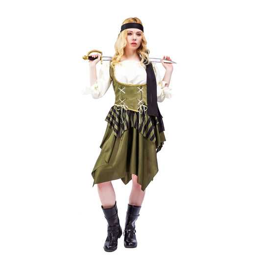 Piratdräkt Dam - Halloween & Maskeraddräkt Sjörövare