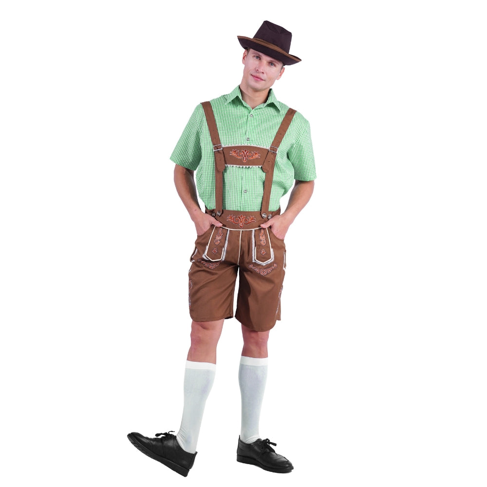 Oktoberfest komplett dräkt herr grön