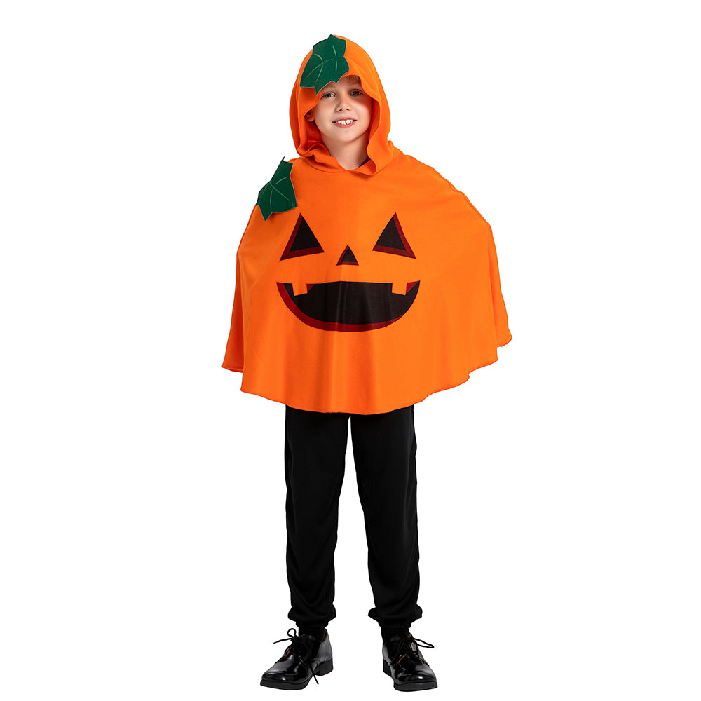 Pumpadräkt - poncho med huva