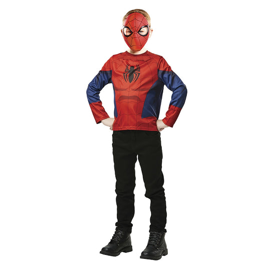 Spider-Man tröja och mask för barn