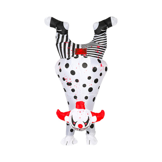 Uppblåsbar uppochnervänd clown