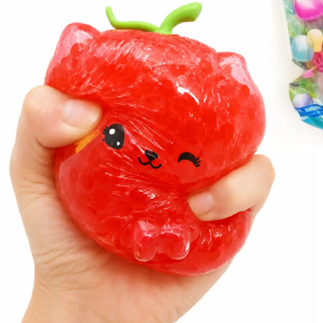 Bubbleezz Squishy Tomat – 12 cm - Jumbo Sqweezz