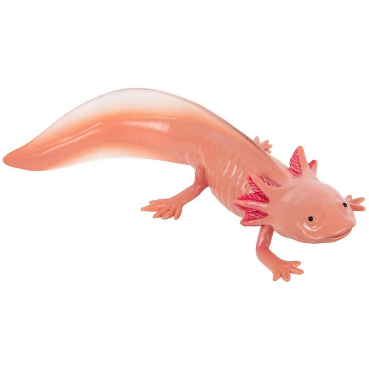 Stretch Axolotl – kläm- & stretchleksak med microbeads 20 cm