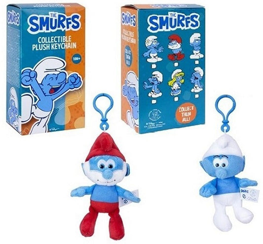 Smurfarna blind box – mjukisdjur med clip 17 cm