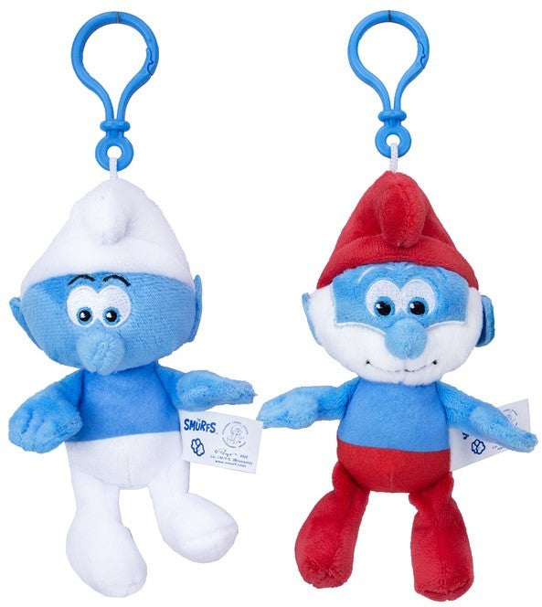 Smurfarna blind box – mjukisdjur med clip 17 cm