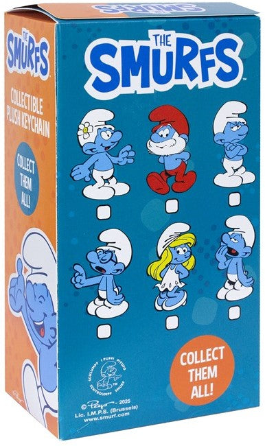 Smurfarna blind box – mjukisdjur med clip 17 cm