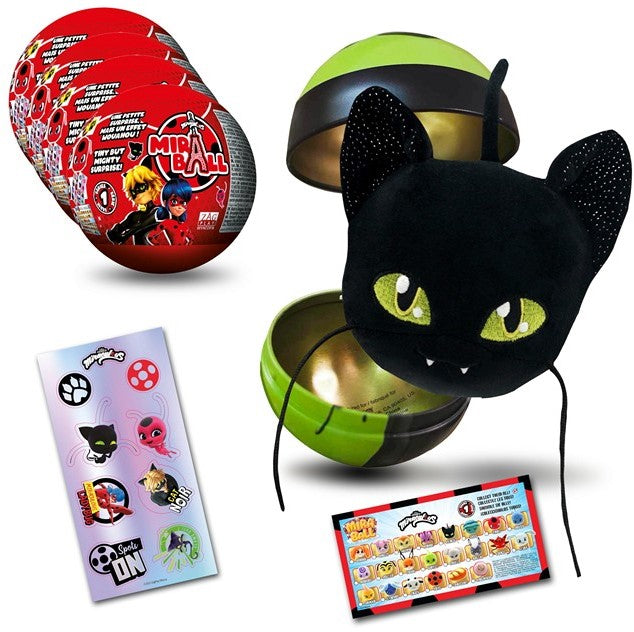 Miraculous Mira Ball Surprise Ball 75mm med gosedjur 12cm