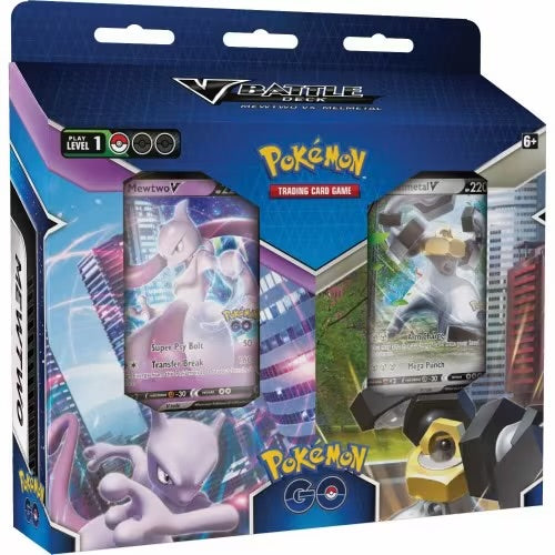 Pokémon GO V Battle Deck Bundle – Mewtwo V vs. Melmetal V