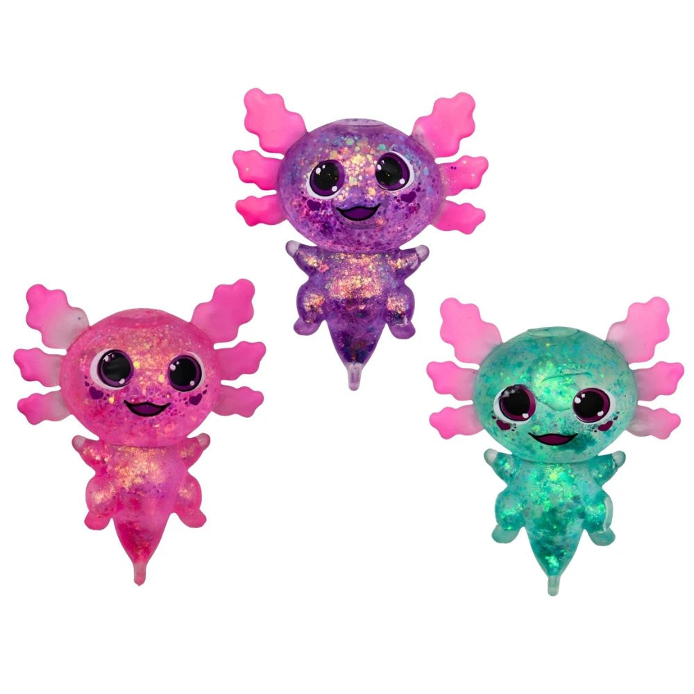 Glitter Axolotl Squishy – Stressleksak