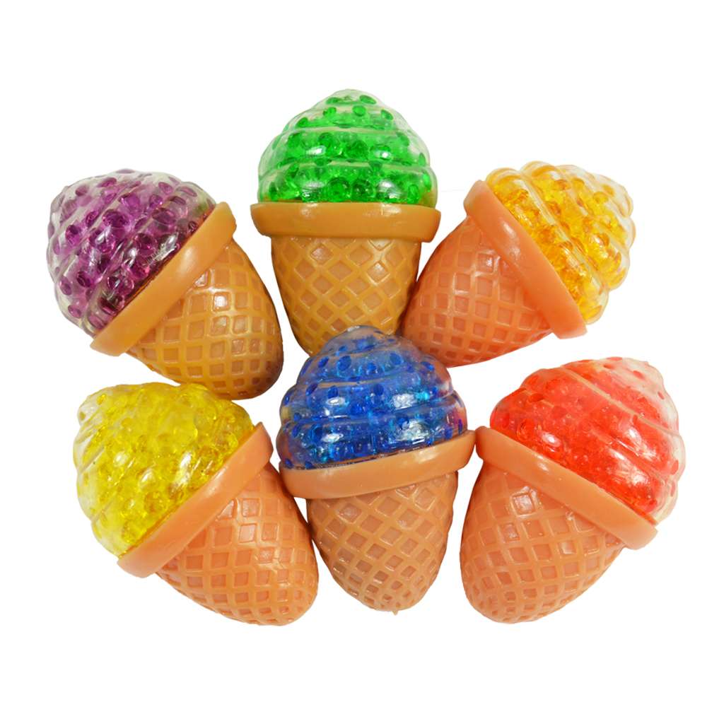 Flutschi Ball Glasstrut – Squishy med vattenpärlor