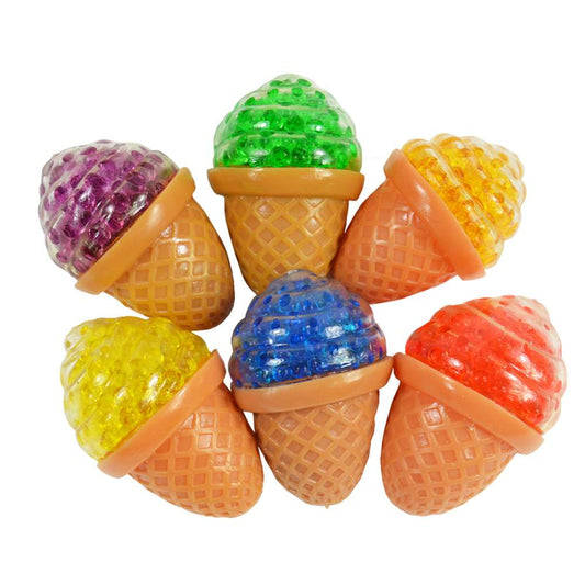 Flutschi Ball Glasstrut – Squishy med vattenpärlor