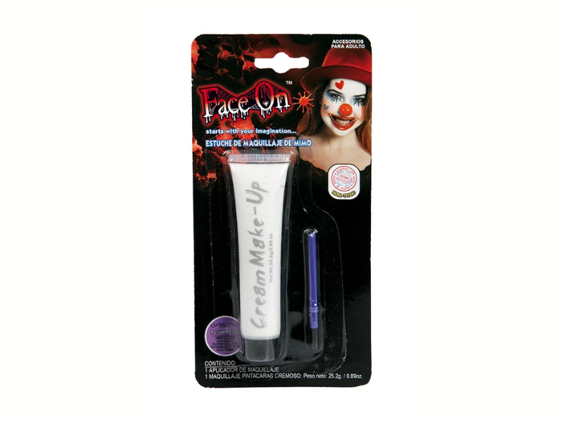 Ansiktsfärg - vit eller svart