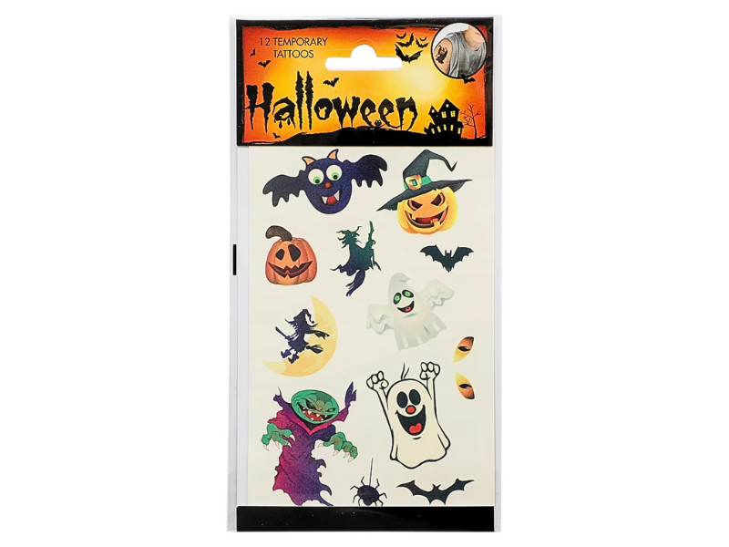 Tatueringar tillfälliga - Halloween