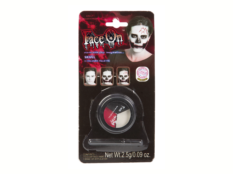 Ansiktsfärg dödskalle