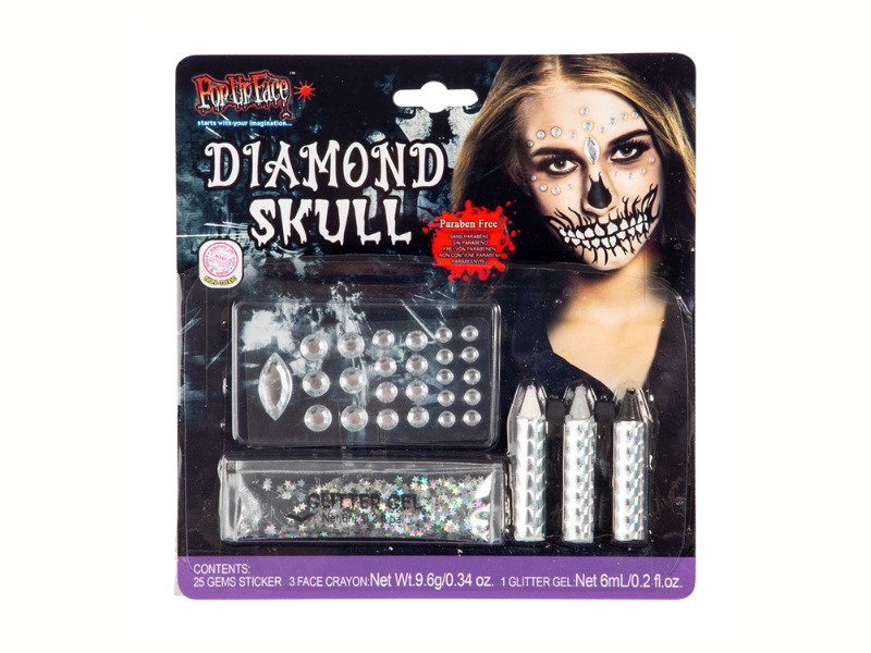 Make up-kit Diamond Skull