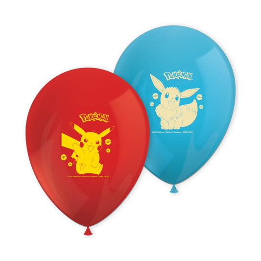 Latexballonger Pokémon 8-pack