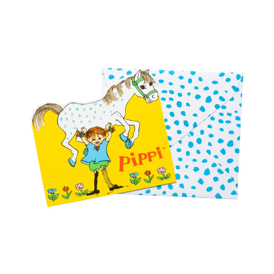 Inbjudningskort Pippi 8-pack