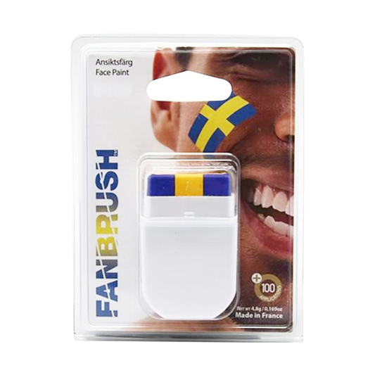Ansiktsfärg Sveriges flagga
