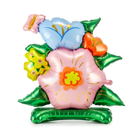 Folieballong Blommor (stående)