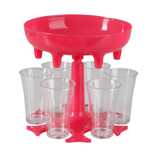 Shot Dispenser med 6 shotglas