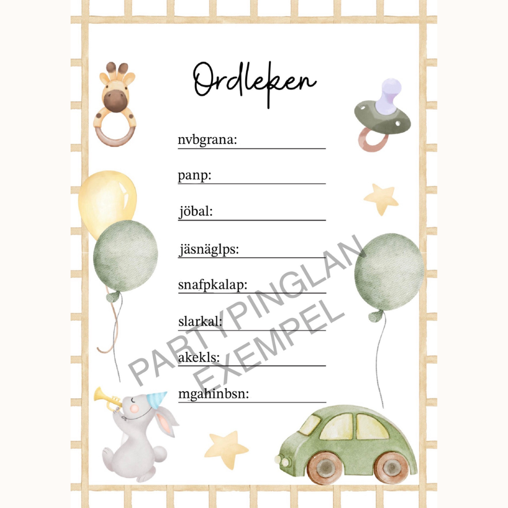 Ordleken
