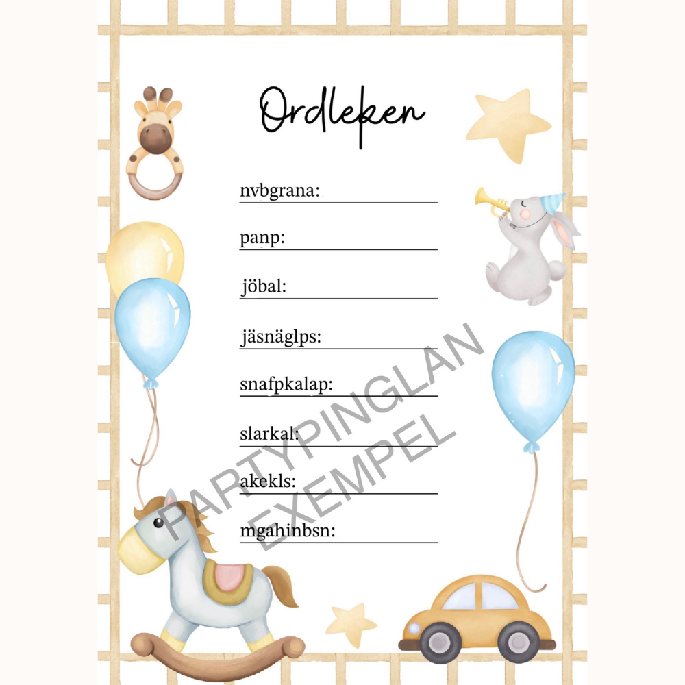 Ordleken