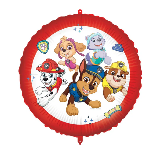 Folieballong Paw Patrol rund