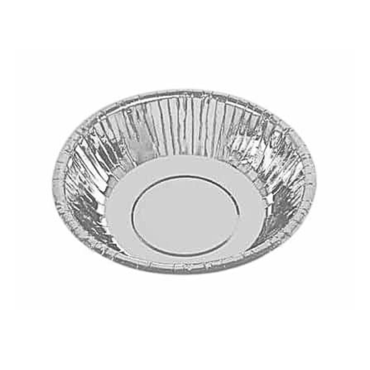 Papperstallrikar djupa - Silver 6-pack