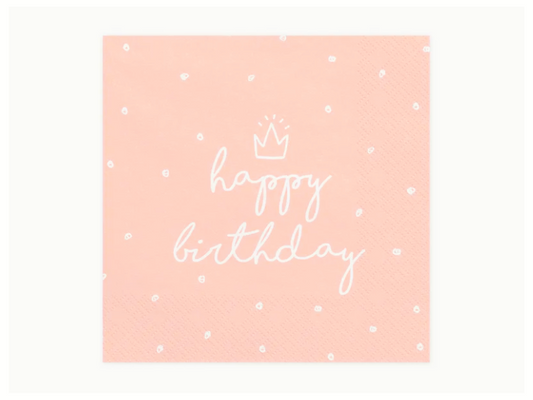 Servetter happy birthday