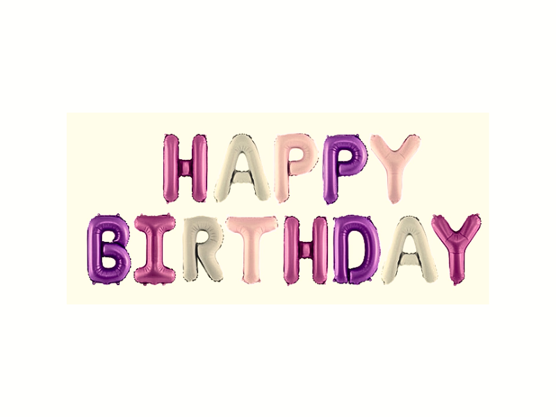 Ballonggirlang HAPPY BIRTHDAY