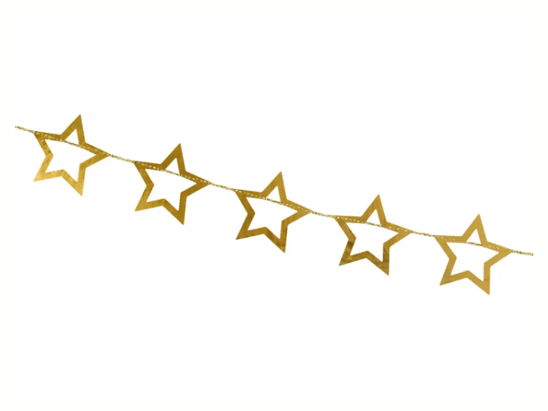 Girlang Guldstjärnor