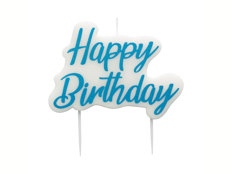 Tårtljus Happy Birthday