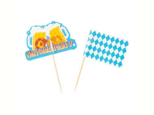 Cocktailflaggor Oktoberfest 20-pack