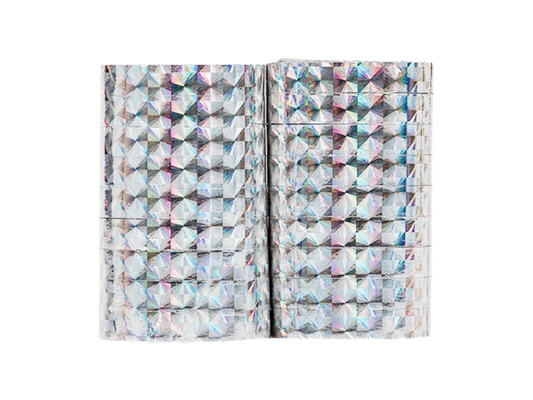 Holografiska Serpentiner Silver 2-pack