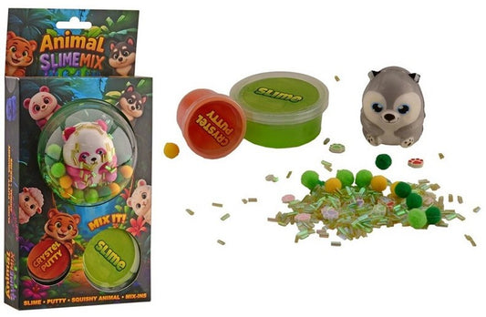 Jungle Animal Slime Squishy djungeldjur – 6 olika djur