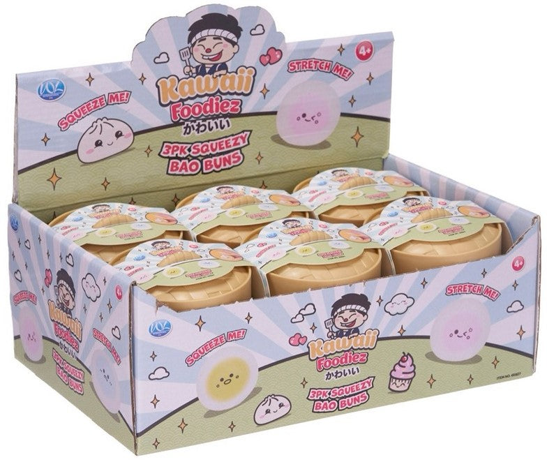 Kawaii Kuties Surprise Squishy Dumpling 3-pack