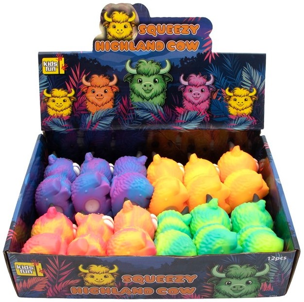 Squeeze Highlander squishy i display
